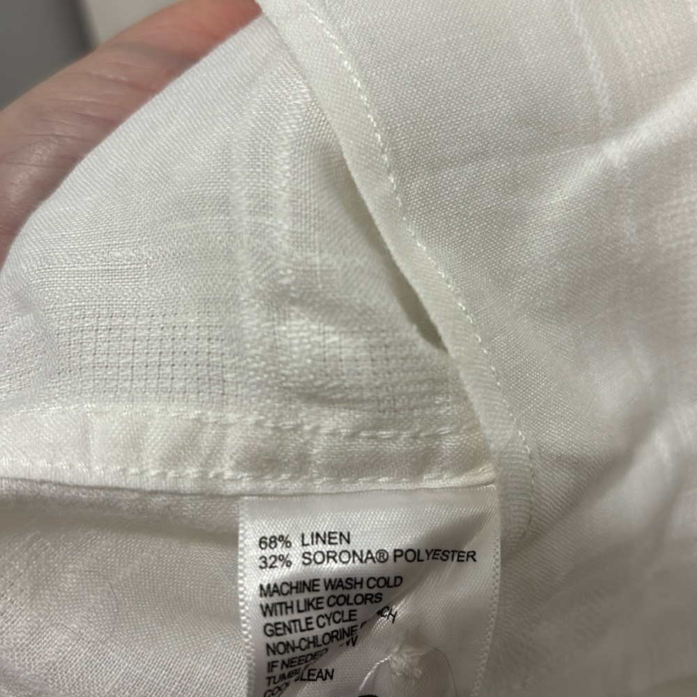 Tommy Bahama White Men's Shirt - Picture 5 of 6